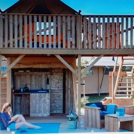 Tente Cabane Du Camping Hautoreille バンヌ エクステリア 写真