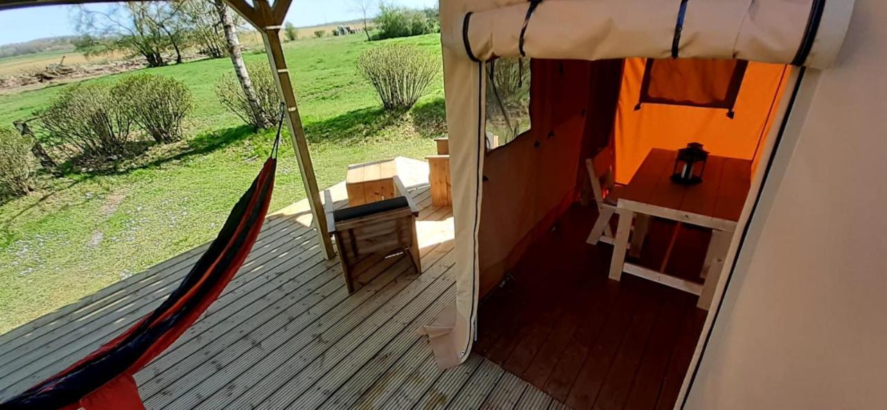 Tente Cabane Du Camping Hautoreille バンヌ エクステリア 写真