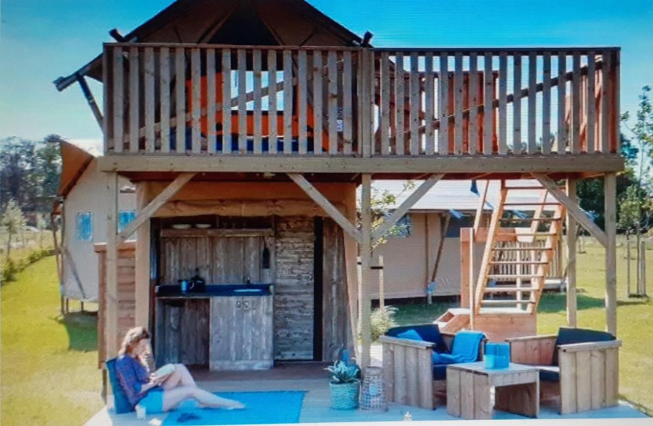 Tente Cabane Du Camping Hautoreille バンヌ エクステリア 写真